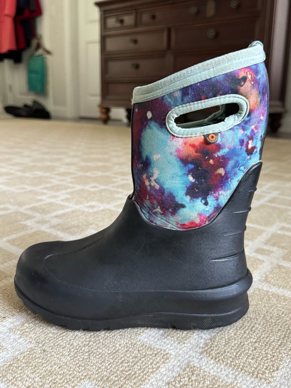 BOGS Neo-Classic Waterproof Insulated Winter Snow Boots Galaxy Kids Size 2 - Picture 3 of 12